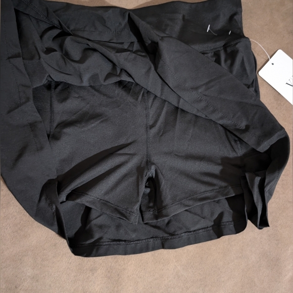 Black Sports Mini Skirt Golf Skirt - Picture 4 of 7